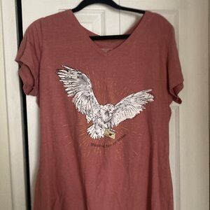 Harry Potter Universal Rust Owl Graphic Tee